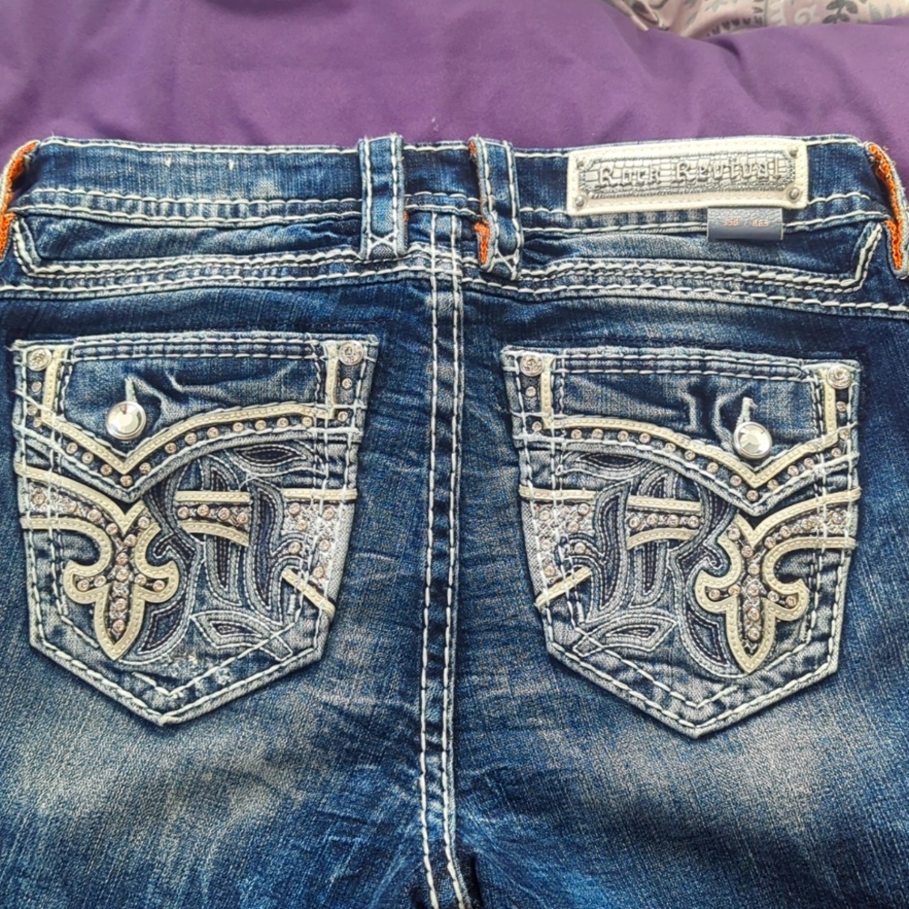 Rock revival size 29 midrise skinny